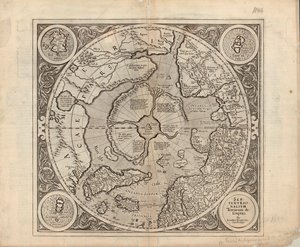 Map of the North Pole and Northern Areas (1628) by Unbekannt Unbekannt
